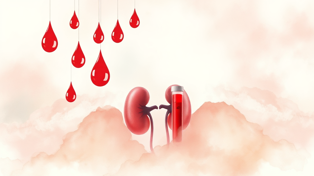 정기 검진 중요성 (watercolor 스타일)