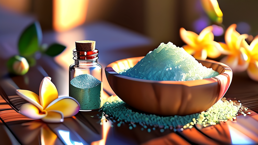 피부 진정에 도움이 되는 착한 성분 찾기 (realistic 스타일)