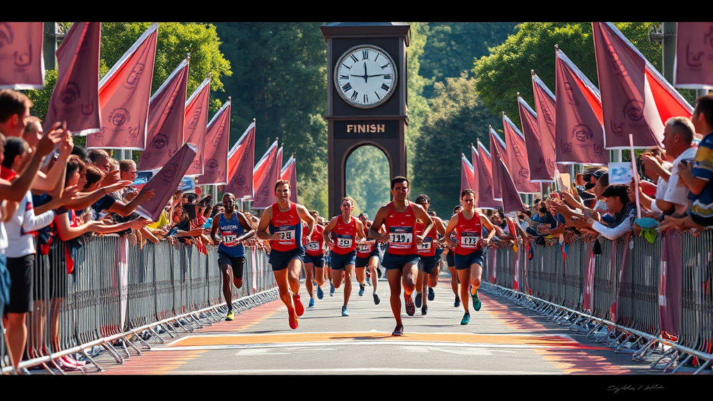 대회 당일: 시간대별 준비 가이드 (realistic 스타일)