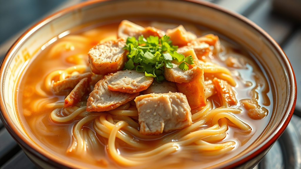 화홍칼국수 맛의 비밀 (realistic 스타일)