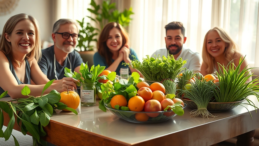 봄나물 섭취 시 주의사항 (realistic 스타일)