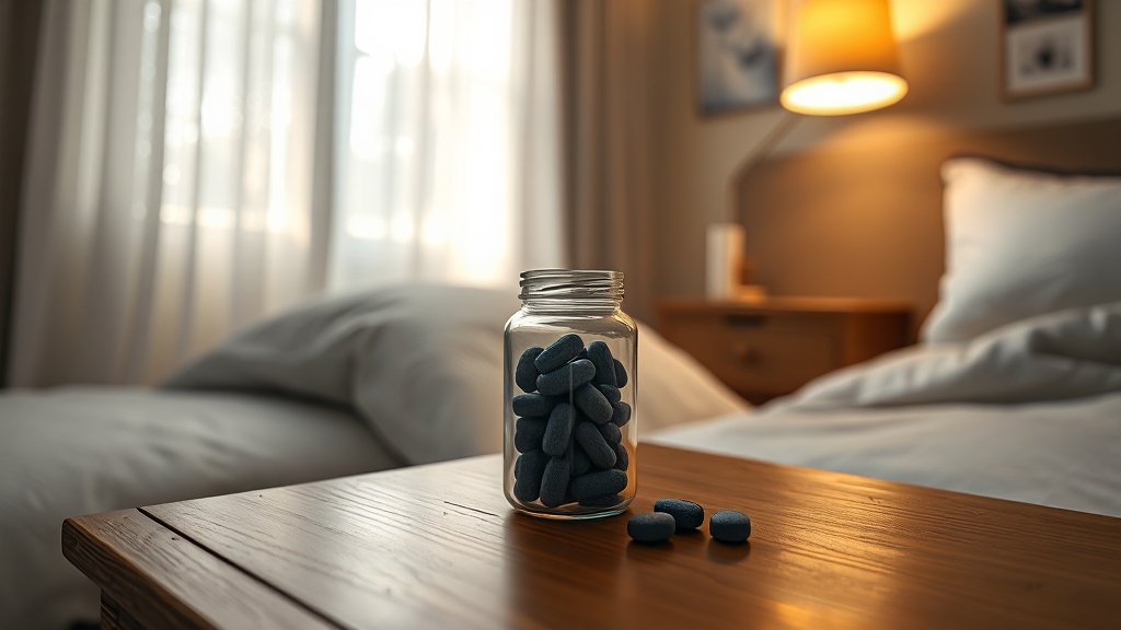 멜라토닌 복용법 및 주의사항 (realistic 스타일)