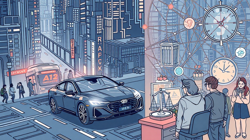 디지털 윤리와 사회계약 이해 (illustration 스타일)