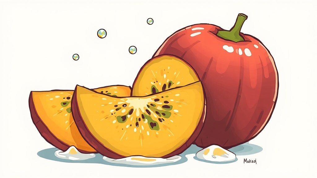 히카마, 영양 성분 분석 (illustration 스타일)