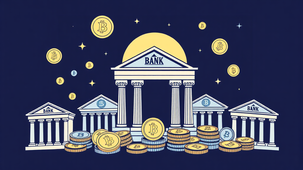 참여 은행 및 확대되는 사용처 (illustration 스타일)