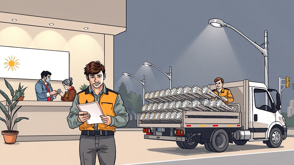 민원 처리, 어떻게 진행될까요? (illustration 스타일)