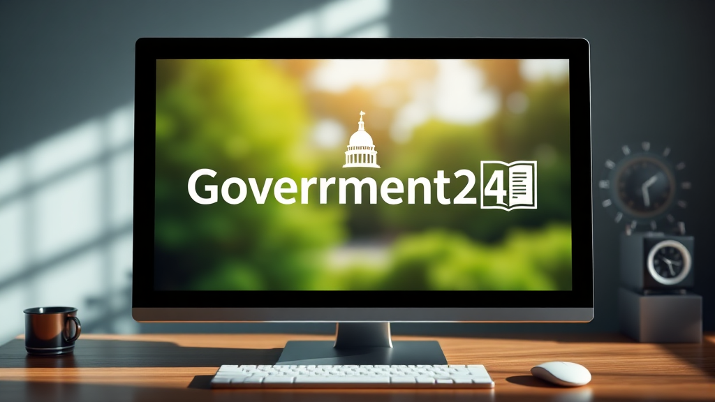 PC로 주민등록등본 인터넷 발급받는 방법 (realistic 스타일)