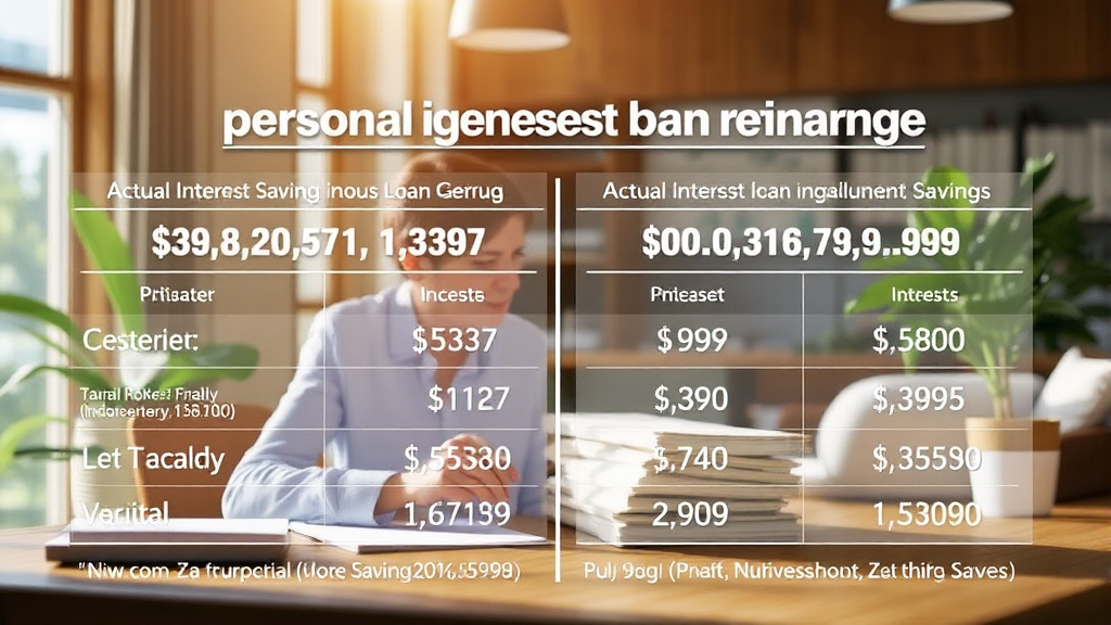 개인사업자 대환대출, 금리 비교와 실질 이자 절감 계산법 (realistic 스타일)