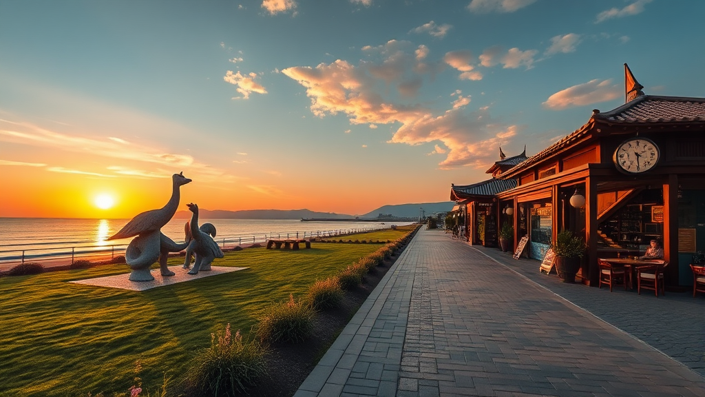 호텔 주변 볼거리 (realistic 스타일)