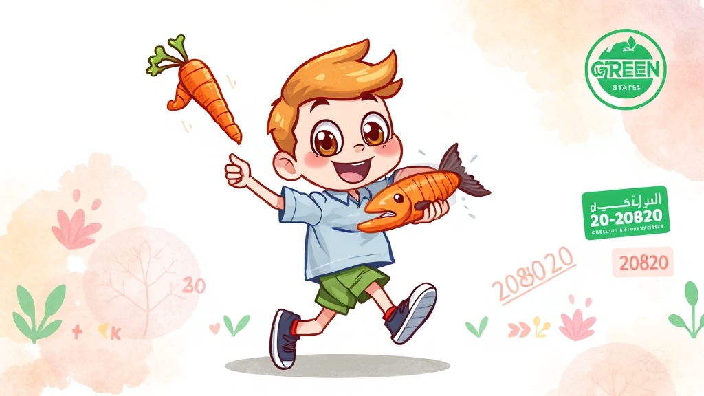 건강한 눈을 위한 생활 습관 (cartoon 스타일)