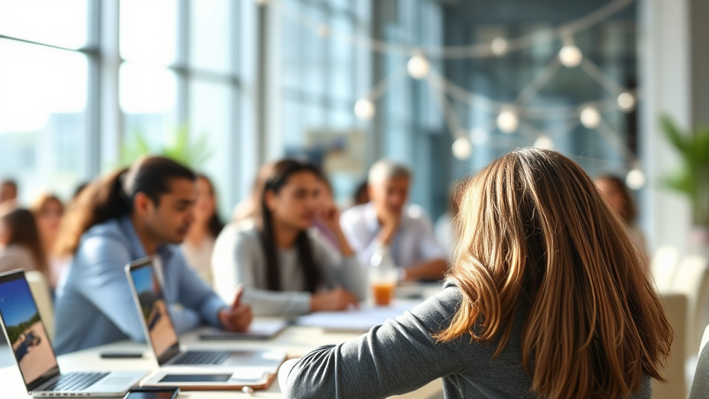 든든한 지원 시스템: 취업 연계 및 경제적 혜택 (realistic 스타일)