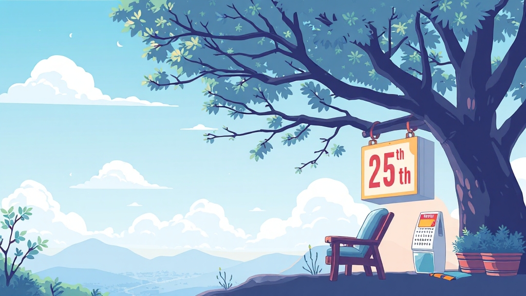 연차, 얼마나 늘어날까요? (illustration 스타일)