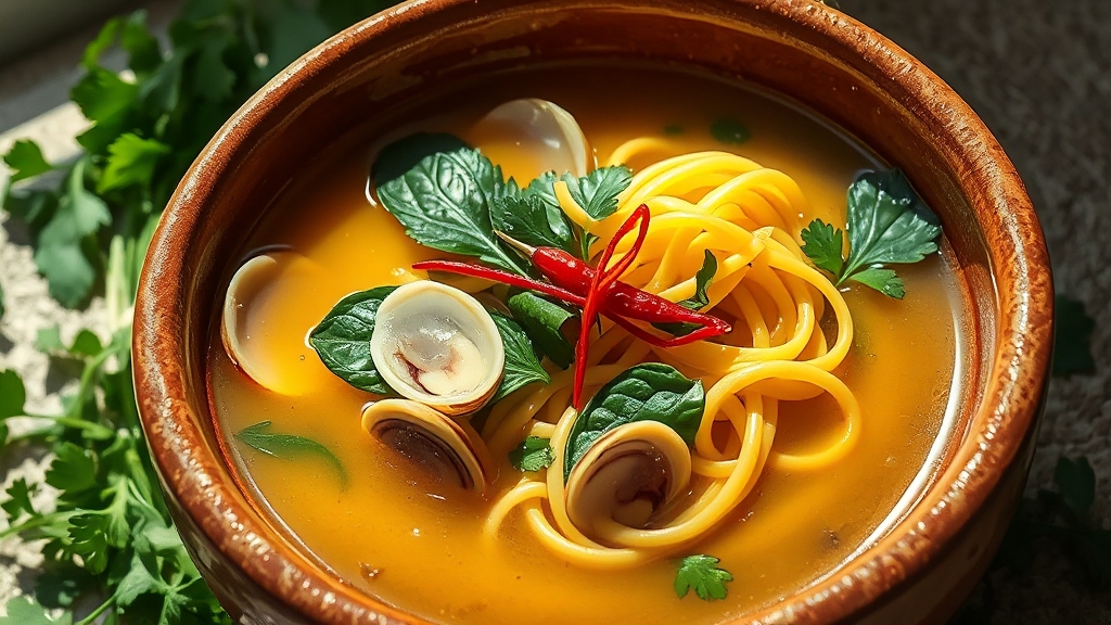 바지락 술찜 황금 레시피AtoZ 2025 7 바지락 술찜 활용법 (파스타) (realistic 스타일)