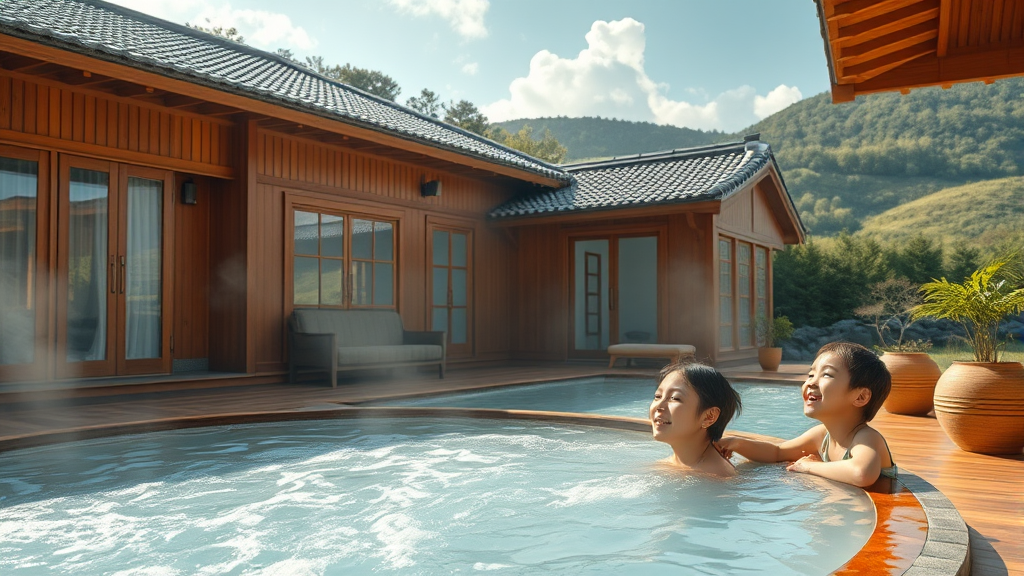 웰파크호텔 & 석정휴스파 이용 꿀팁 (realistic 스타일)