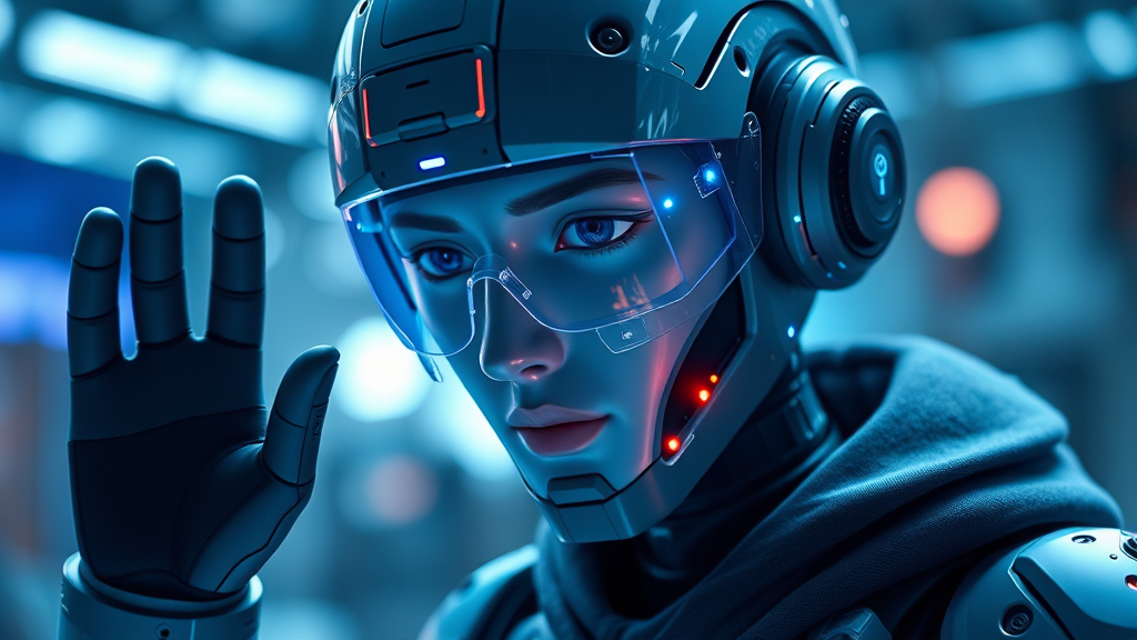 한국 AI 기술의 위상 (realistic 스타일)