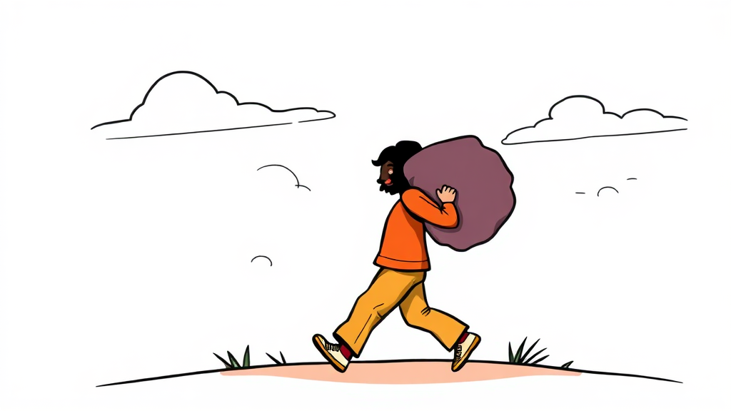 개인파산: 새 출발을 위한 마지막 선택 (cartoon 스타일)