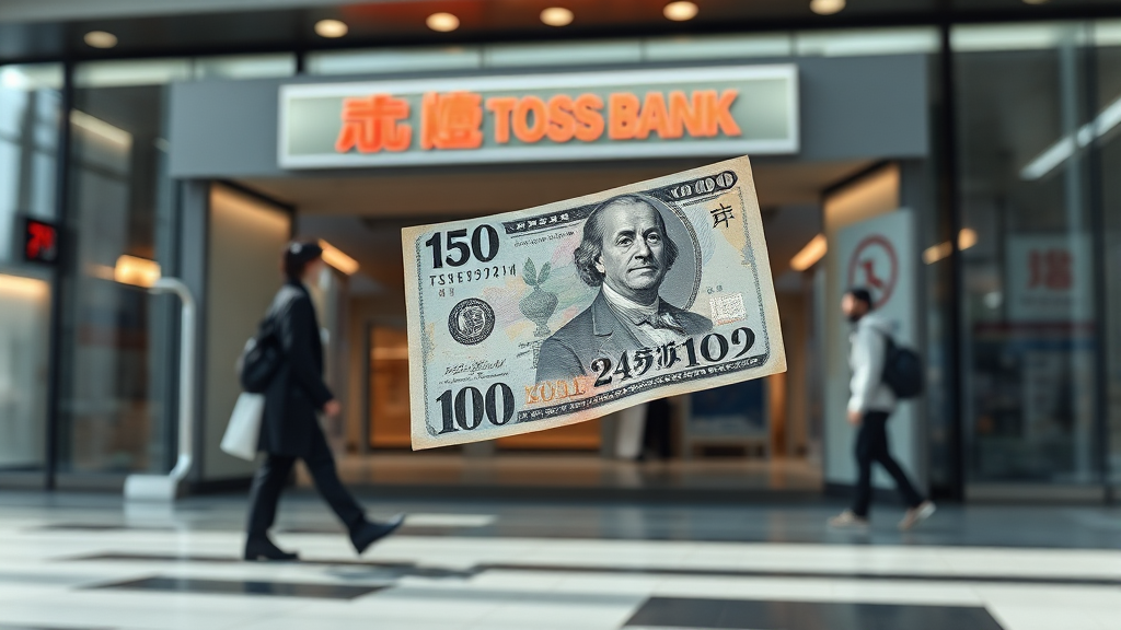 토스뱅크의 대응과 금융감독원의 역할 (realistic 스타일)