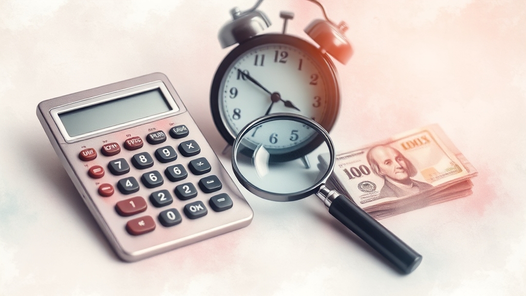 지급액과 지급일수, 얼마나 될까? (watercolor 스타일)