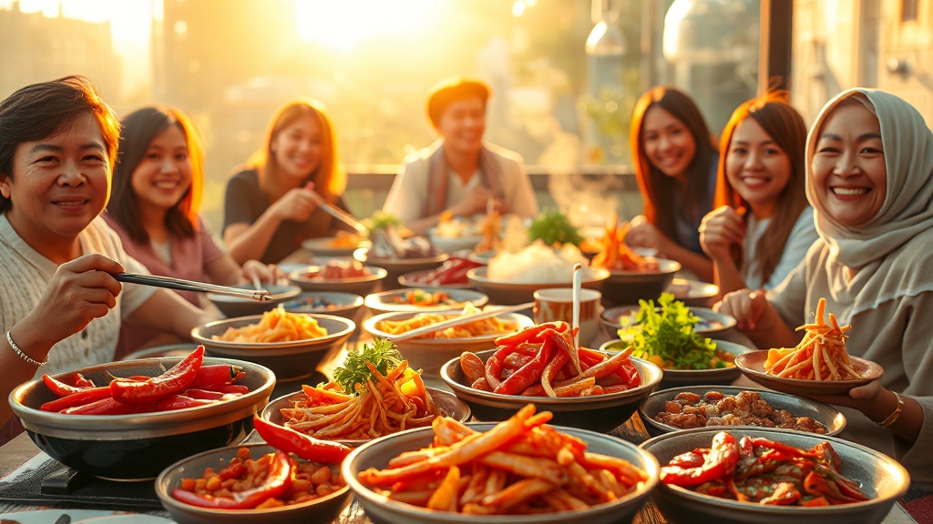 맛있는 고춧가루, 행복한 식탁 (realistic 스타일)