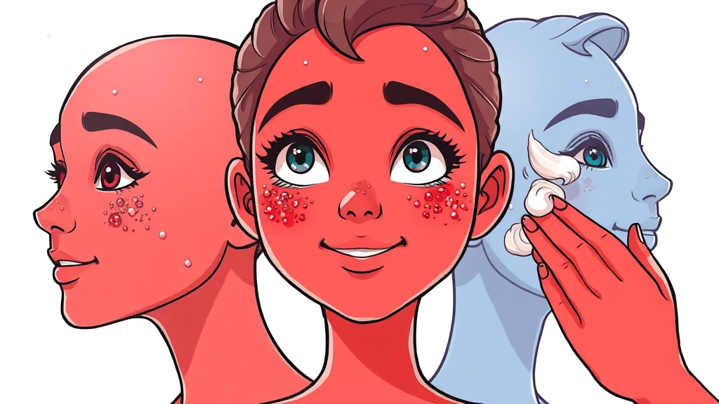 비립종 치료: 레이저, 시술 & 회복 (cartoon 스타일)