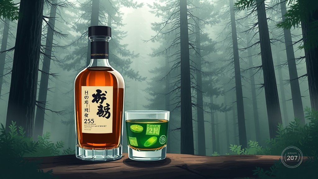 숲 속을 거니는 듯한 풍미 (illustration 스타일)