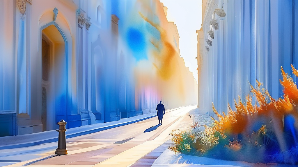 DC형 퇴직연금, 수익률을 높이는 투자 전략 (watercolor 스타일)