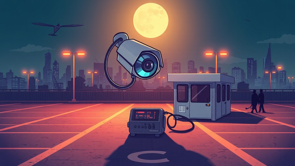 CCTV 시스템 설치 및 설정 (cartoon 스타일)