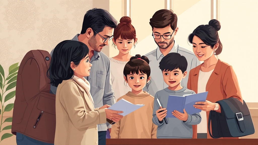 소비쿠폰 신청 시 미성년자 및 특수 사례 (illustration 스타일)