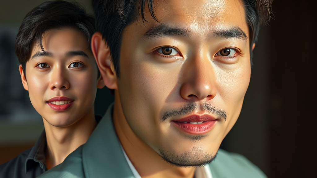 유튜브 스타에서 배우로: 장용원의 필모그래피 (realistic 스타일)