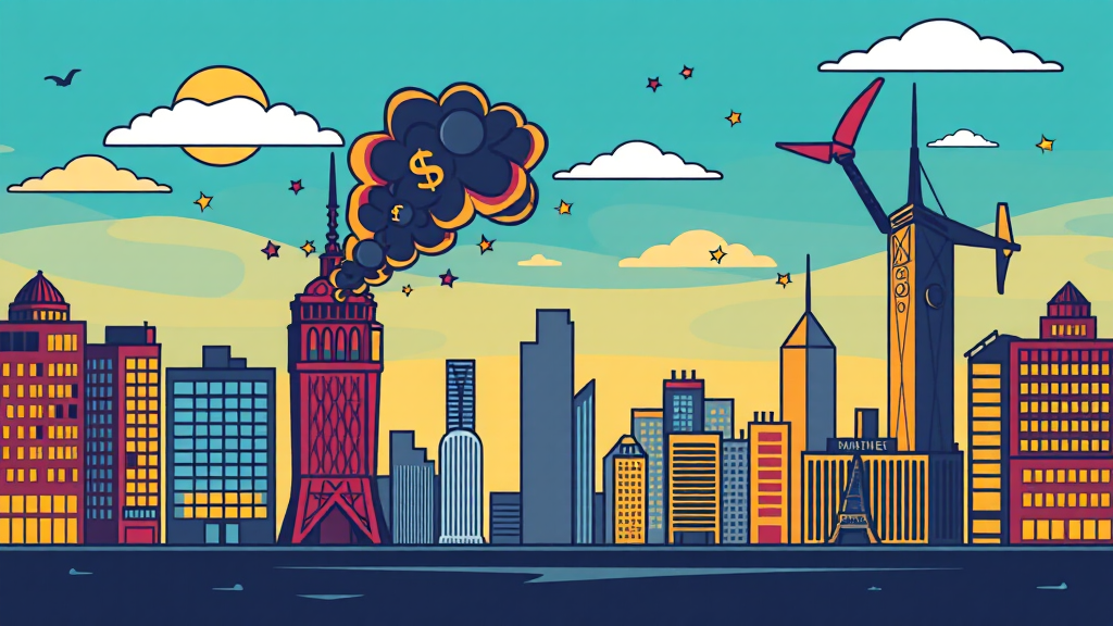 해외 주식 세금, 주의하세요! (cartoon 스타일)