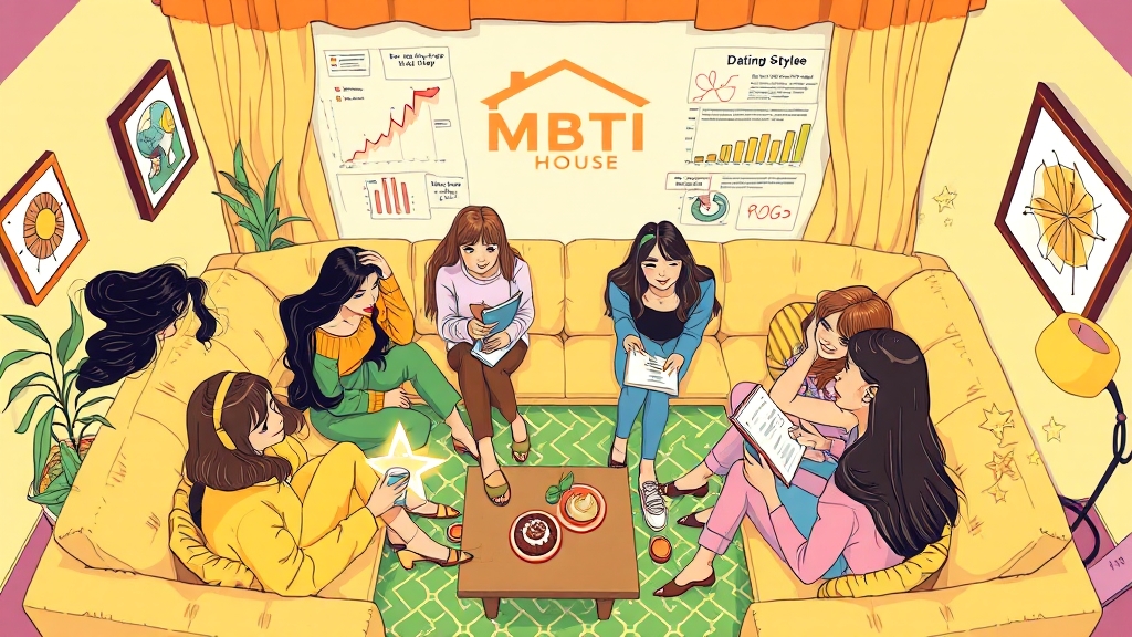 심리테스트 사이트 활용법 (cartoon 스타일)