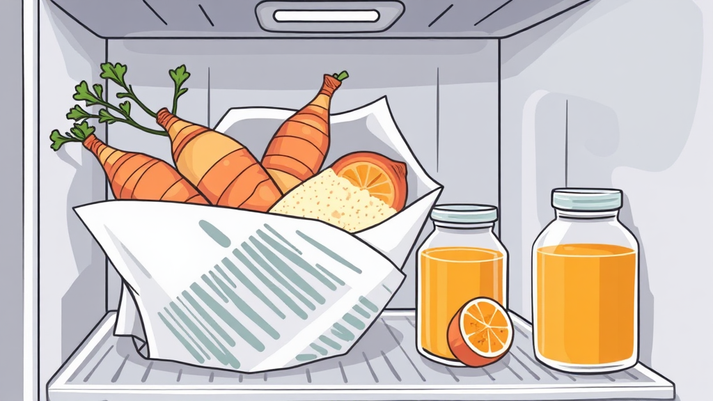 마, 똑똑하게 보관하는 법! (illustration 스타일)