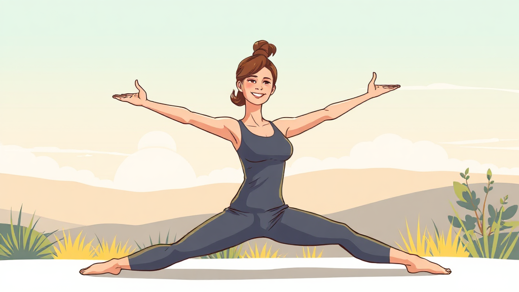 생활 속 버섯목 완화 습관 (illustration 스타일)