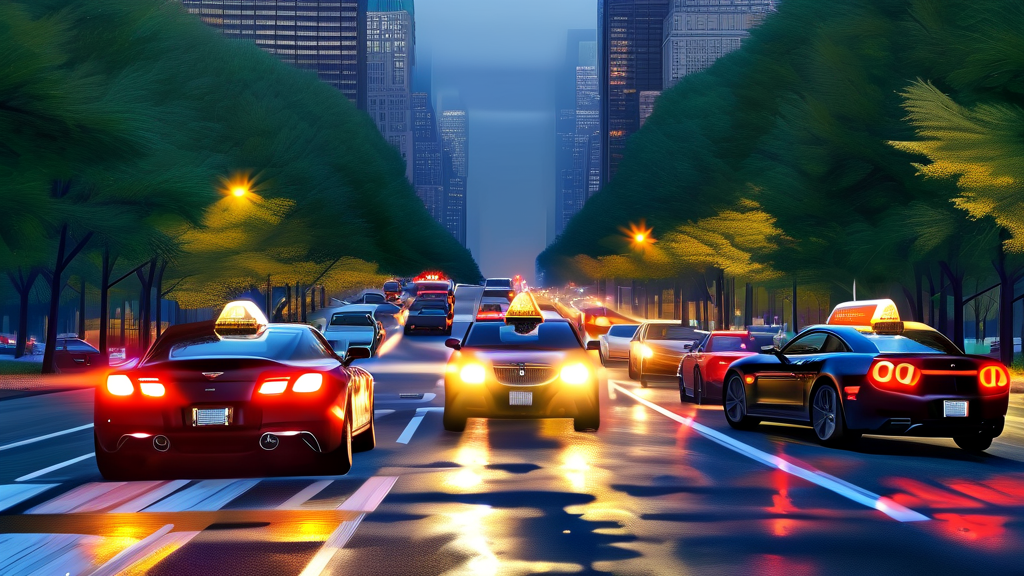 신속하고 편리한 사고대차 서비스 이용 방법 (realistic 스타일)