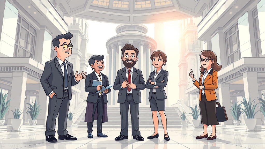 AI와 공직: 역할 변화와 과제 (cartoon 스타일)