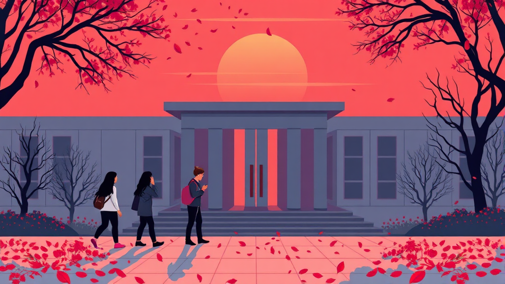 수시 탈락, 얼마나 심각한가? (illustration 스타일)