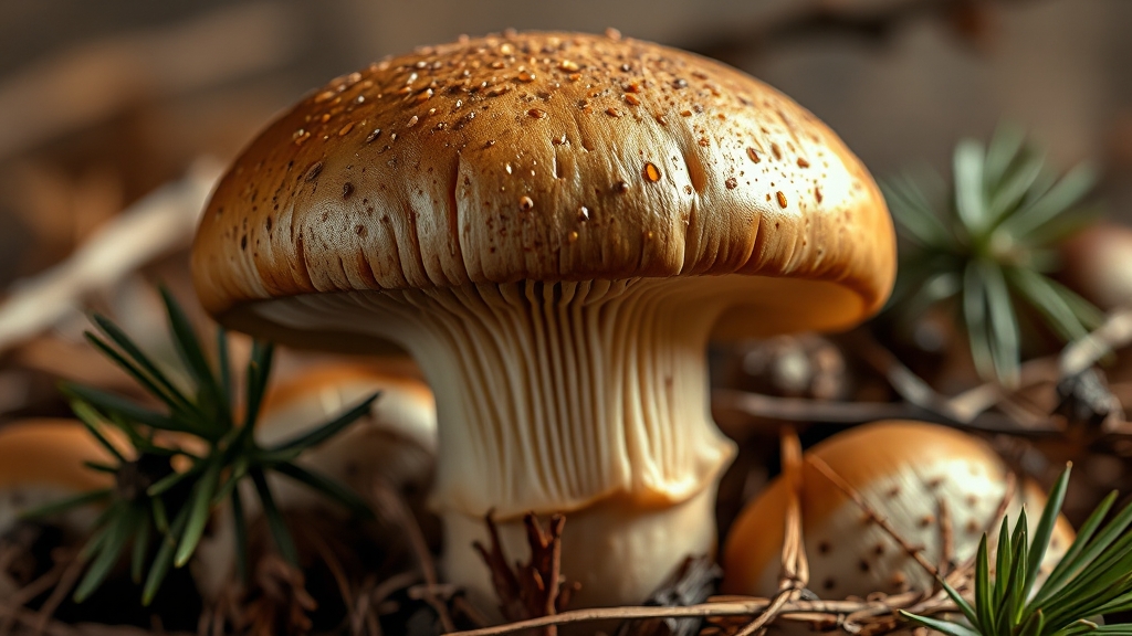 참송이버섯이란? (realistic 스타일)