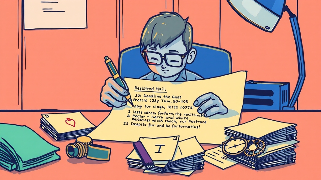 내용증명 효력, 어떻게 높일 수 있을까요? (cartoon 스타일)