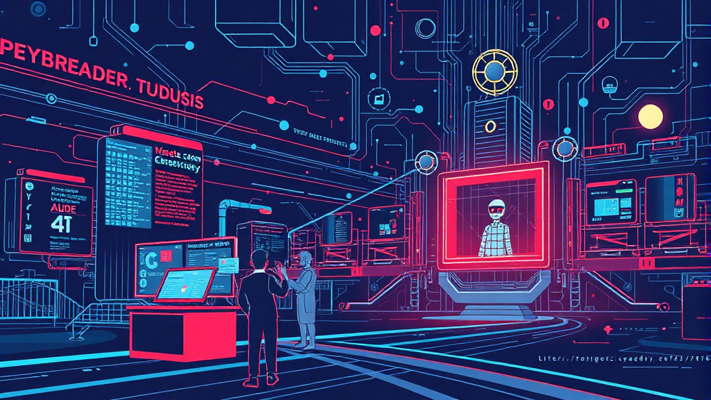 실시간 IT 인프라 모니터링 A to Z 9 효율적인 IT 인프라 운영 전략 (illustration 스타일)