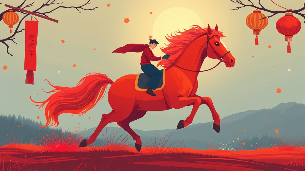 대상별 맞춤 연하장 문구 (illustration 스타일)