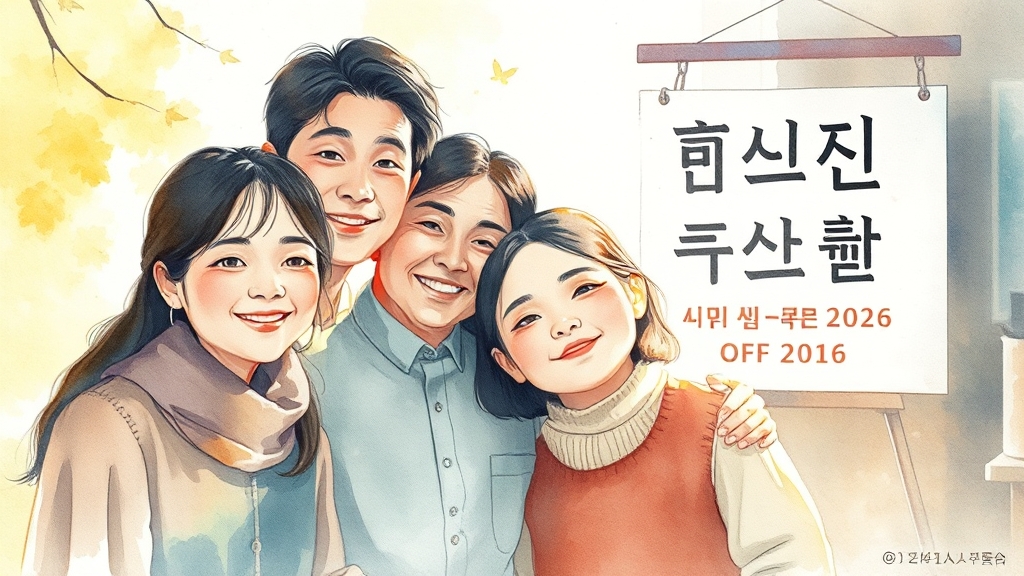 지원 대상 및 조건 (watercolor 스타일)
