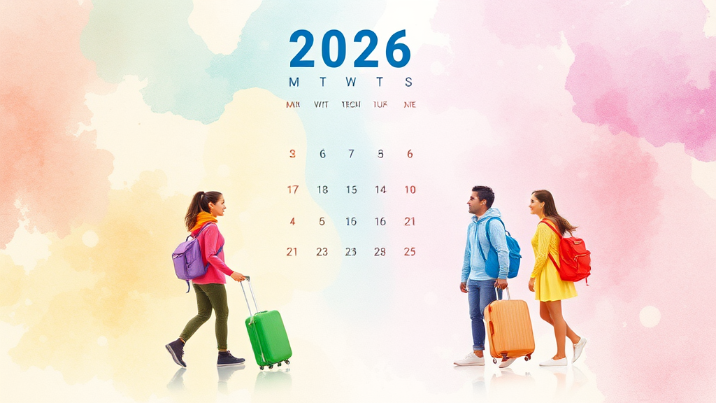 2026년 공휴일, 얼마나 될까? (watercolor 스타일)