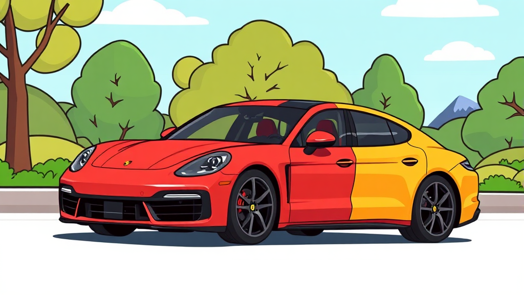 다양한 라인업 비교: 나에게 맞는 파나메라는? (cartoon 스타일)