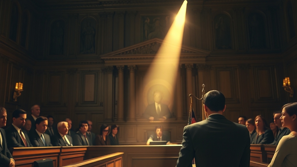 억울한 상황, 재심 청구란? (realistic 스타일)