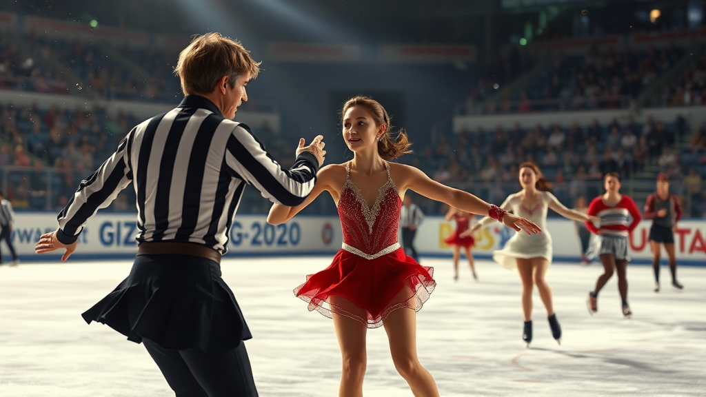 과거 유사 사례와 피겨 판정 논란의 역사 (realistic 스타일)