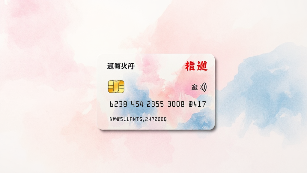 하나은행 트래블로그 은련카드 (watercolor 스타일)