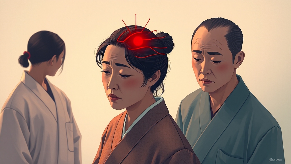후 신경통: 원인, 증상, 관리법 (illustration 스타일)