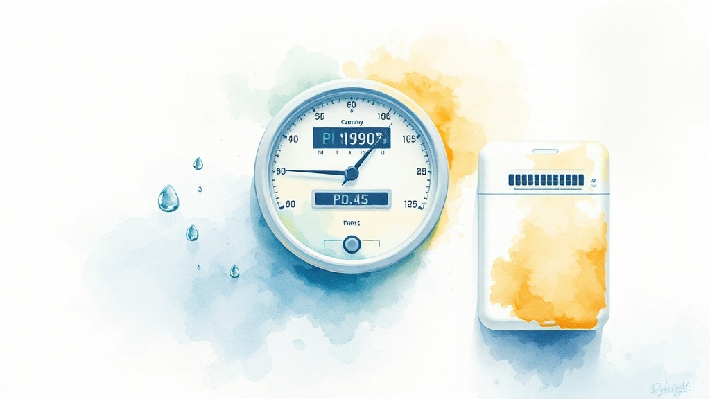 전기세, 뭐가 더 나올까? (watercolor 스타일)