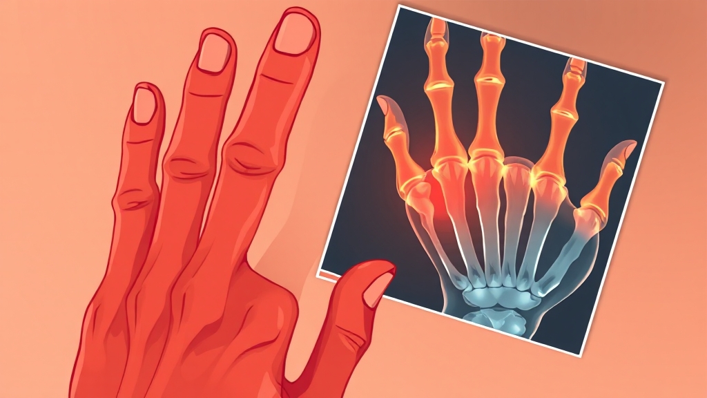 관절염 & 손가락 통증 종류 (cartoon 스타일)