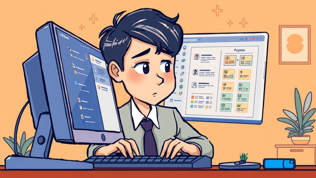 PC 카톡, 이런 기능까지? 활용법 완전 정복 (cartoon 스타일)